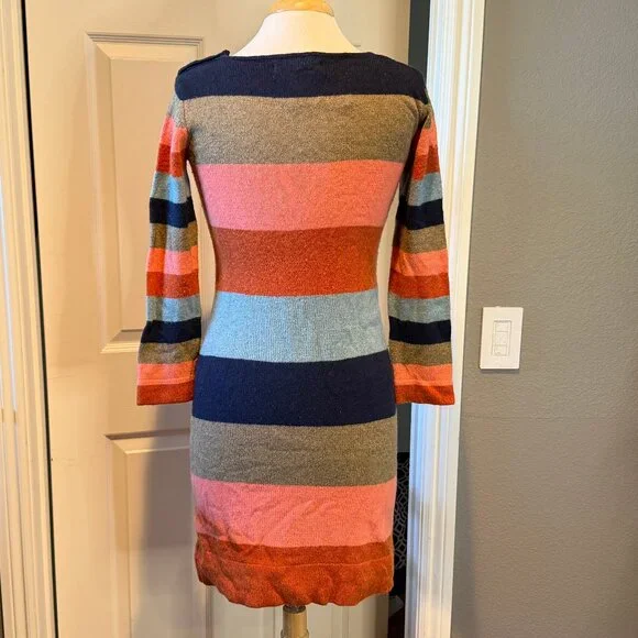 ISABELLA SINCLAIR Anthropologie striped knit sweaterdress NWT S - Picture 6 of 8